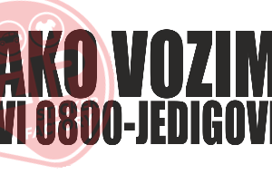 Naljepnica "kako vozim"