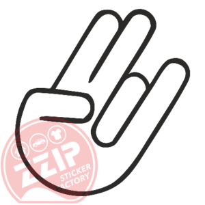 Naljepnica "shocker"