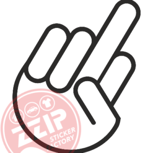 Naljepnica "finger"
