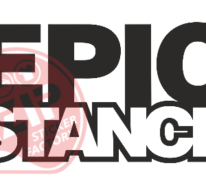 Naljepnica "epic stance"