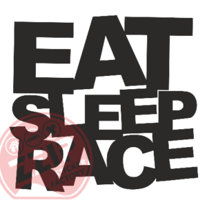 Naljepnica "eat sleep race"