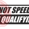 Naljepnica "speeding qualifying"