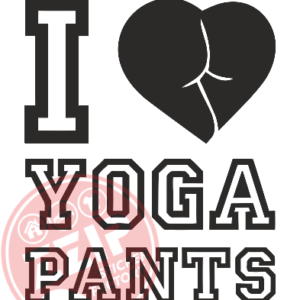 Naljepnica "love yogapants 2"