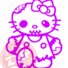 Naljepnica "zombi kitty" - Slika 8