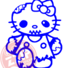 Naljepnica "zombi kitty" - Slika 7