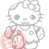 Naljepnica "zombi kitty" - Slika 5