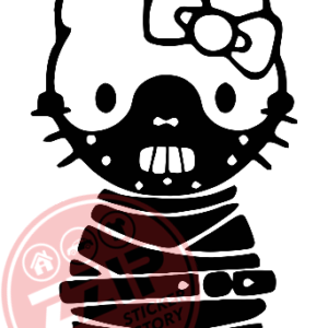 Naljepnica "hannibal lecter kitty"