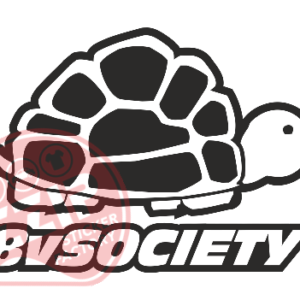 Naljepnica "8v society kornjača"