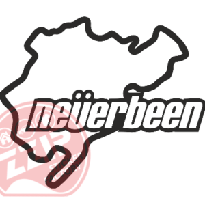 Naljepnica "neverbeen"