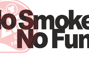 Naljepnica "no smoke no fun"