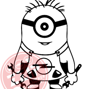 Naljepnica "jednooki minion opel"