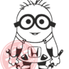 Naljepnica "minion honda"