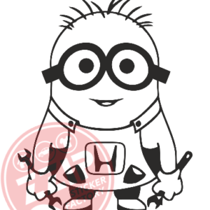 Naljepnica "minion honda"