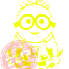 Naljepnica "minion honda" - Slika 2