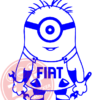 Naljepnica "jednooki minion fiat" - Slika 7