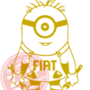 Naljepnica "jednooki minion fiat" - Slika 3