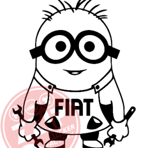 Naljepnica "minion fiat"
