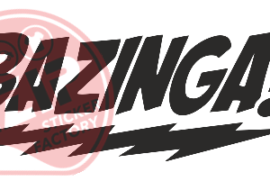 Naljepnica "bazinga"