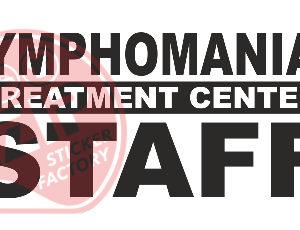 Naljepnica "nymphomaniac center"