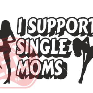 Naljepnica "single moms"