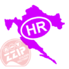 Naljepnica "hrvatska HR" - Slika 8