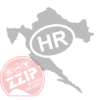 Naljepnica "hrvatska HR" - Slika 5