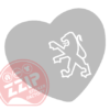 Naljepnica "heart peugeot" - Slika 5