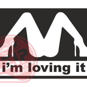 Naljepnica "i'm loving it"