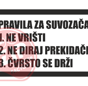 Naljepnica "pravila"