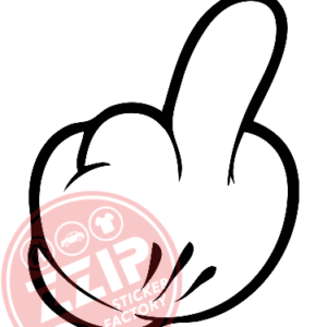 Naljepnica "finger"