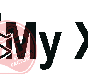 Naljepnica "f**k my x"