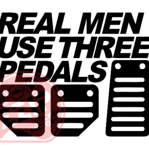 Naljepnica "real men"
