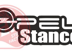 Naljepnica "opel stance"
