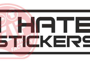Naljepnica "hate stickers"