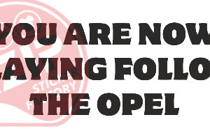 Naljepnica "follow the opel"