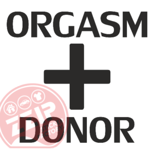 Naljepnica "orgasm donor"