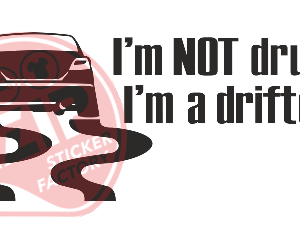 Naljepnica "i am a drifter"