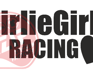 Naljepnica "girl racing"