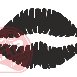 Naljepnica "lips"