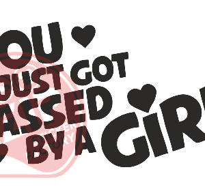 Naljepnica "passed-girl"