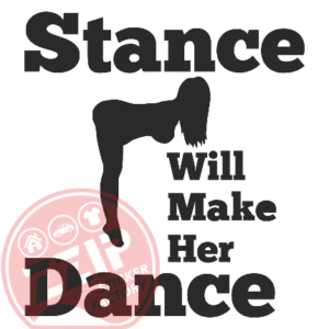 Naljepnica "stance dance"