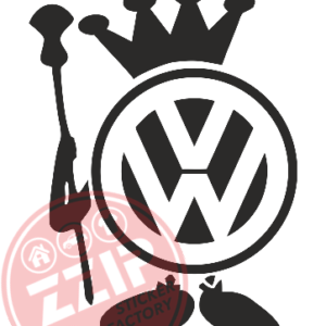 Naljepnica "kruna vw"