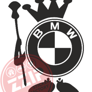 Naljepnica "kruna bmw"