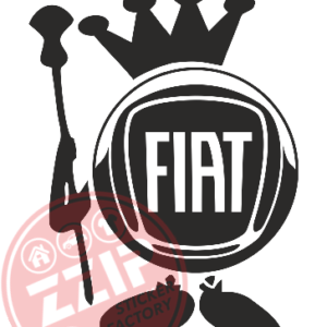 Naljepnica "kruna fiat"