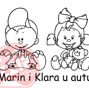 Naljepnica "blizanci - 4"