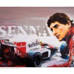 vintage metalna ploča senna