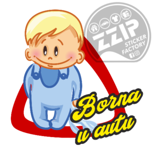 Print naljepnica "dečko 7"
